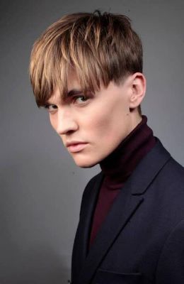Bowl Cut with Textured Fringe