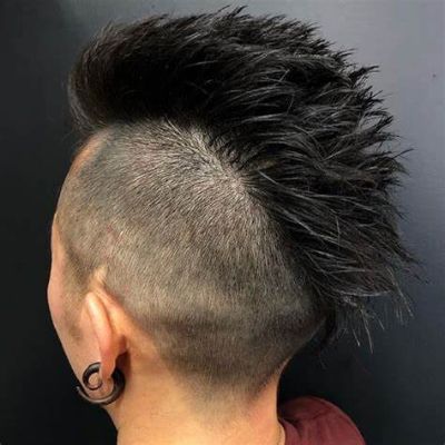 Mohawk with Shaved Sides